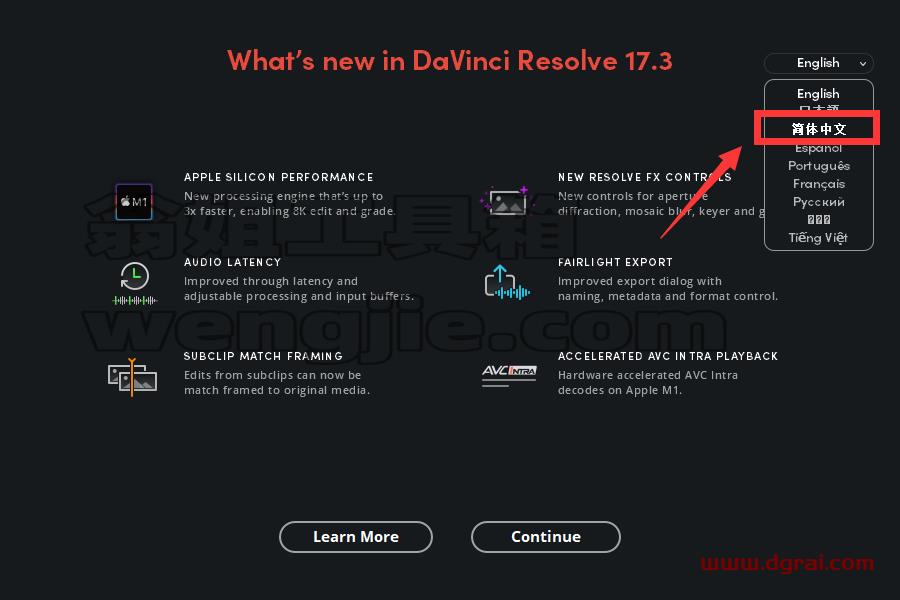 DaVinci Resolve达芬奇 17.3安装教程