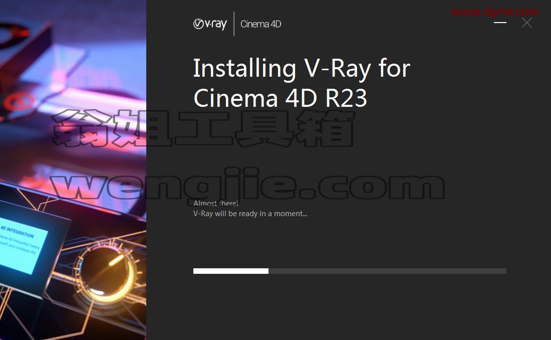 VRay 5 for C4D_r20/r21/r22/r23中文版安装教程