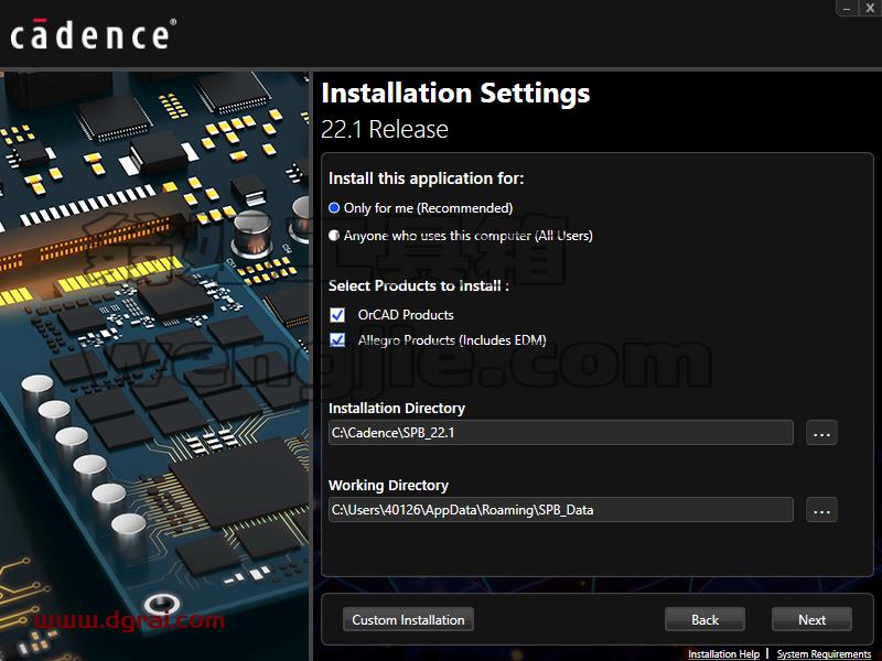 Cadence SPB Allegro and OrCAD 2022 v22.10下载与安装教程