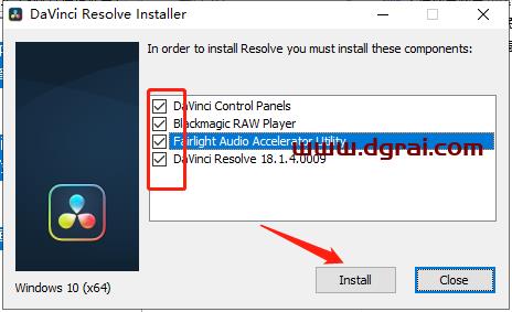 【达芬奇视频调色软件免费下载】DaVinci Resolve Studio v18.1.4学习版附安装教程安装图文教程、学习注册方法