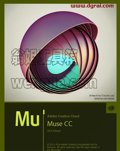 Adobe Muse CC2014中文版下载与安装教程