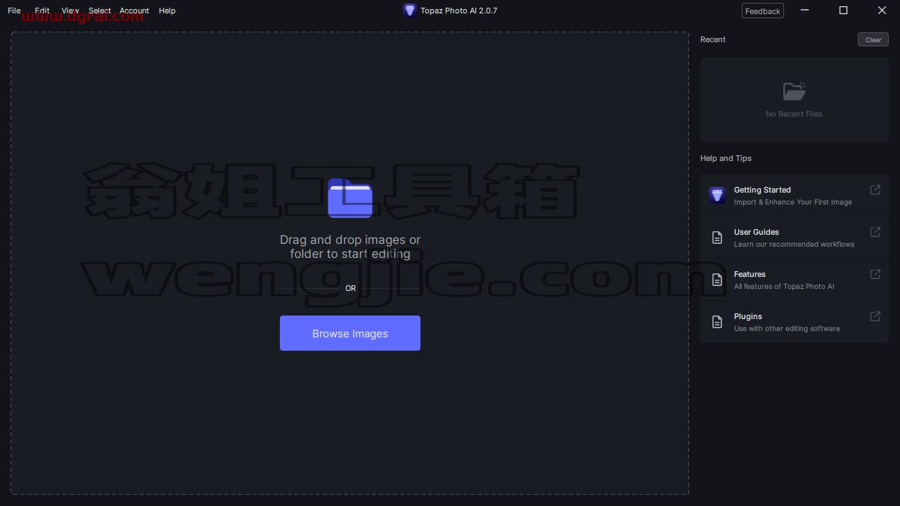 Topaz Photo AI v2.0.7 免激活中文绿色便携版【人工智能图片降噪软件】