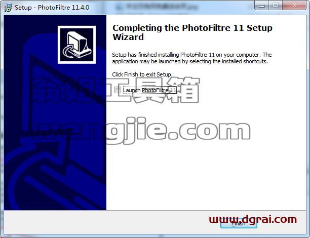 photofiltre studio v11.4.0【图像编辑软件】英文学习版安装图文教程、学习注册方法