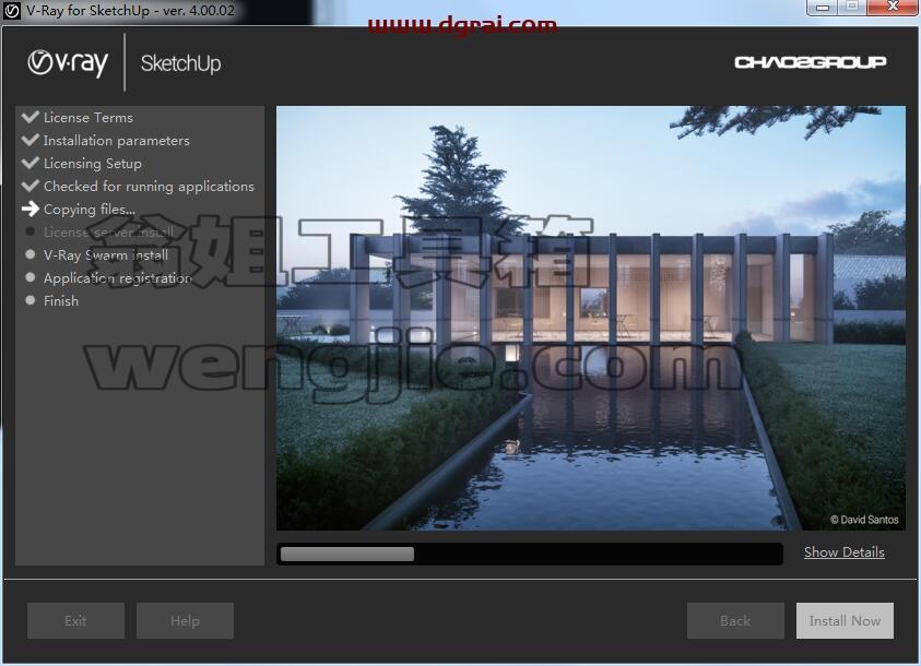 vray4.0 for sketchup【草图大师2016/2017/2018/2019渲染器】顶渲简体中文版安装教程