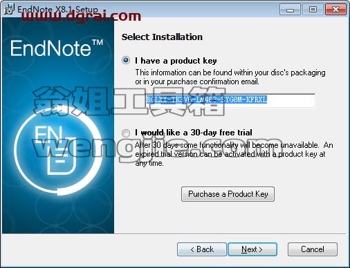 EndNote X8.1【文献管理软件】中文版安装教程