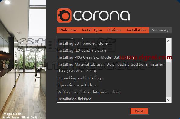 CR7.0渲染器Corona Renderer 7.0 for 3dmax 2014-2022学习版下载安装图文教程、学习注册方法