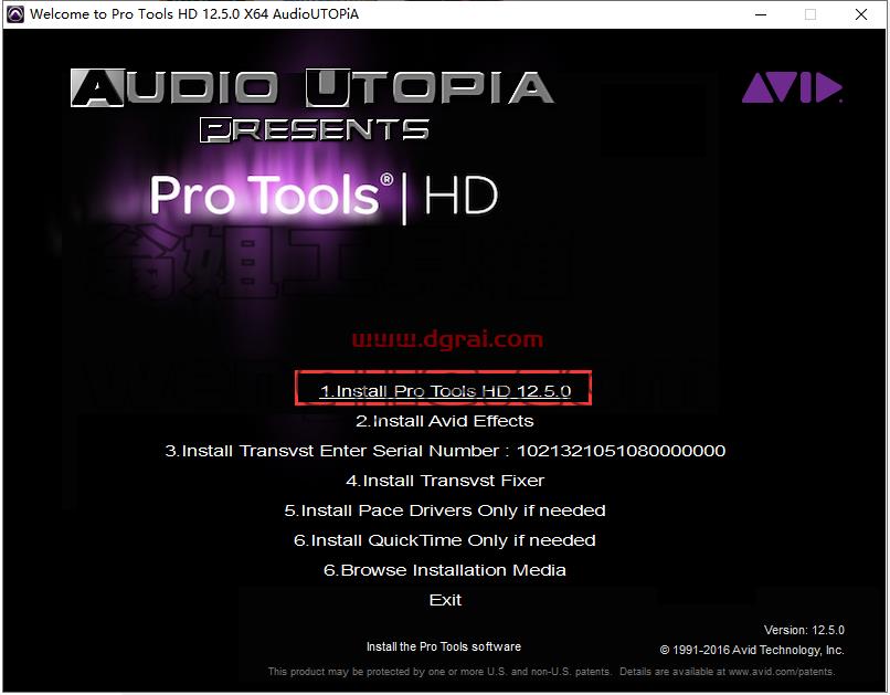 Pro Tools 12.5简体中文绿色版下载与安装教程