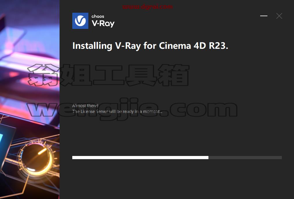 VRay 5.1 for C4D【支持R20/R21/S22/R23/S24】中文版安装教程