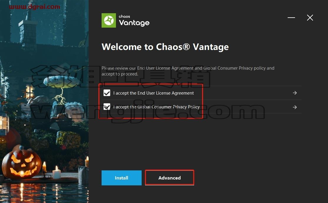 chaos vantage安装教程步骤