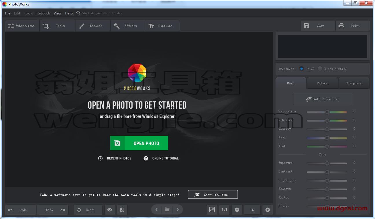 AMS Software PhotoWorks v6.0【照片处理工具】英文学习版下载安装图文教程、学习注册方法