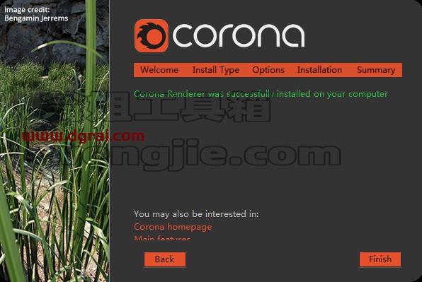 Corona Renderer6.2 for 3dmax学习版安装图文教程、学习注册方法