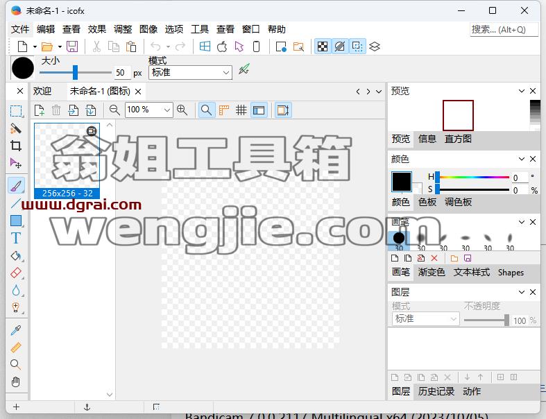 IcoFX中文学习版(图标编辑工具) v3.9.0 绿色便携版