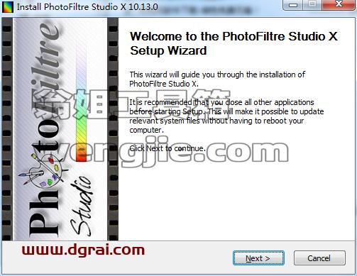 photofiltre studio v10.13【图片编辑软件】汉化学习版安装图文教程、学习注册方法