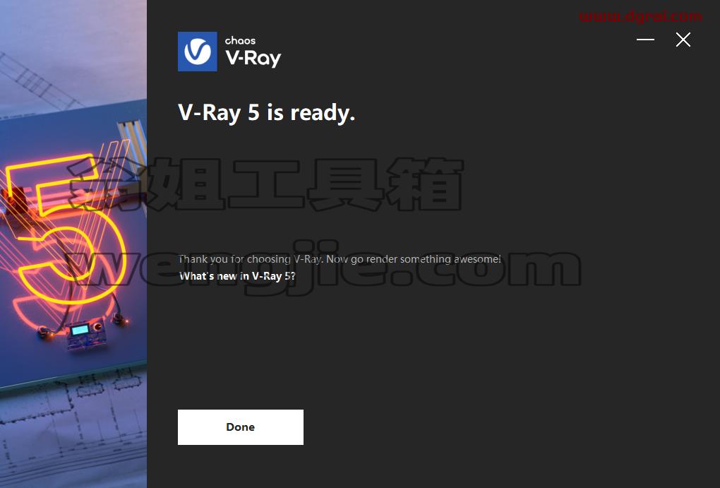 VRay 5.2 for C4DR20/S22/R23/S24/r25【汉化版】安装教程
