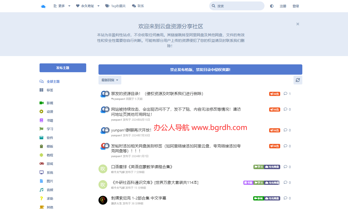 云盘资源分享社区插图 云盘资源分享社区