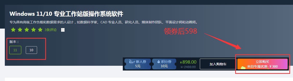 Win11/10专业工作站版