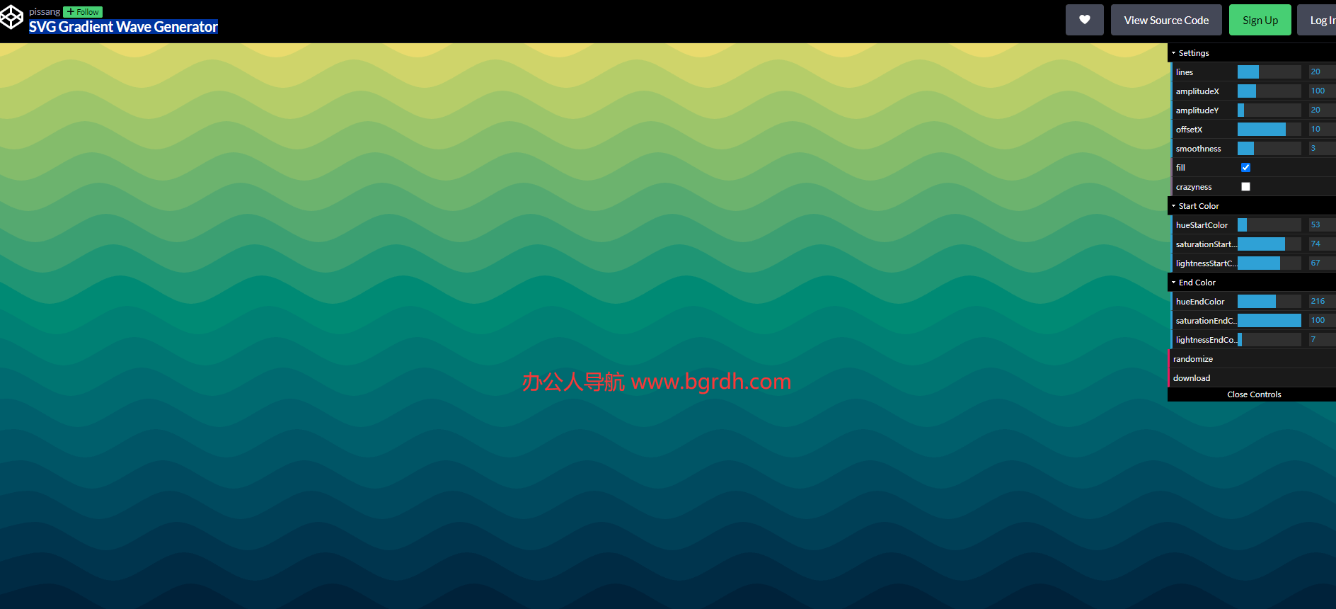 矢量波浪生成器