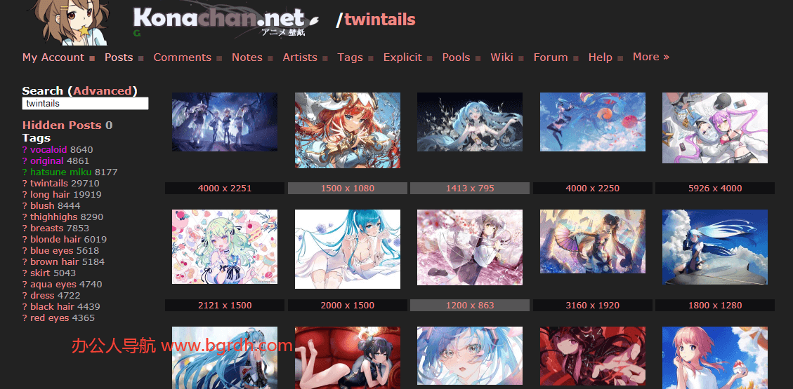 konachan插图 konachan