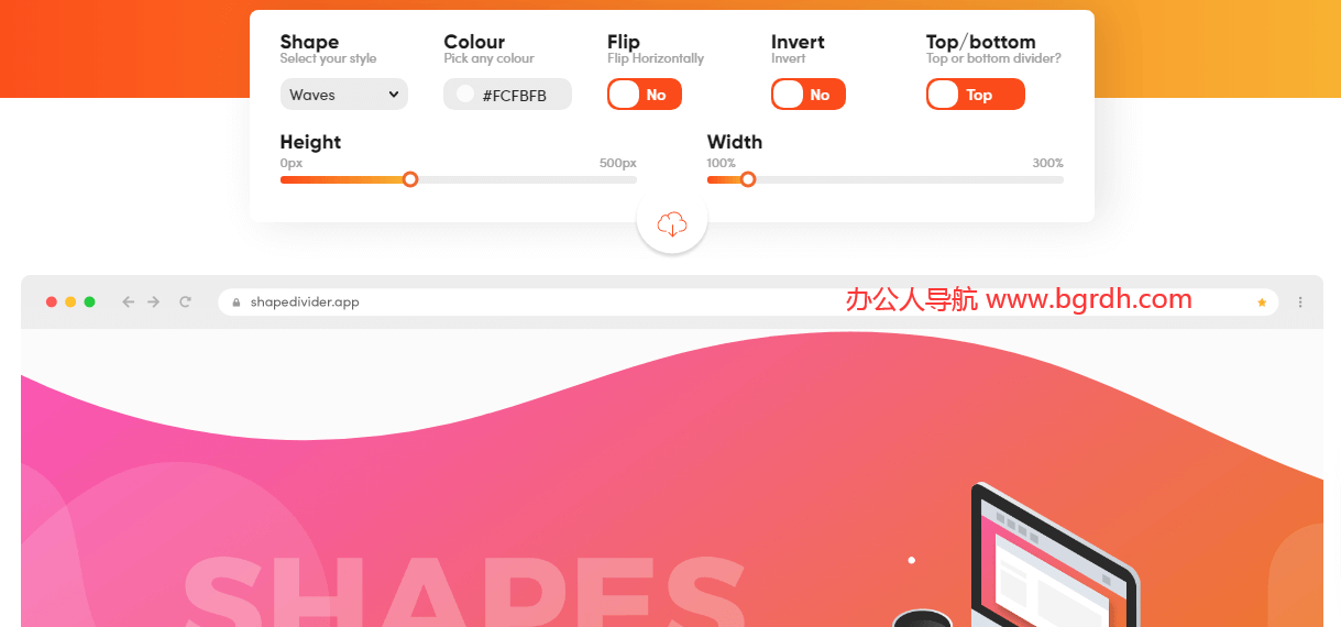 Shapedivider