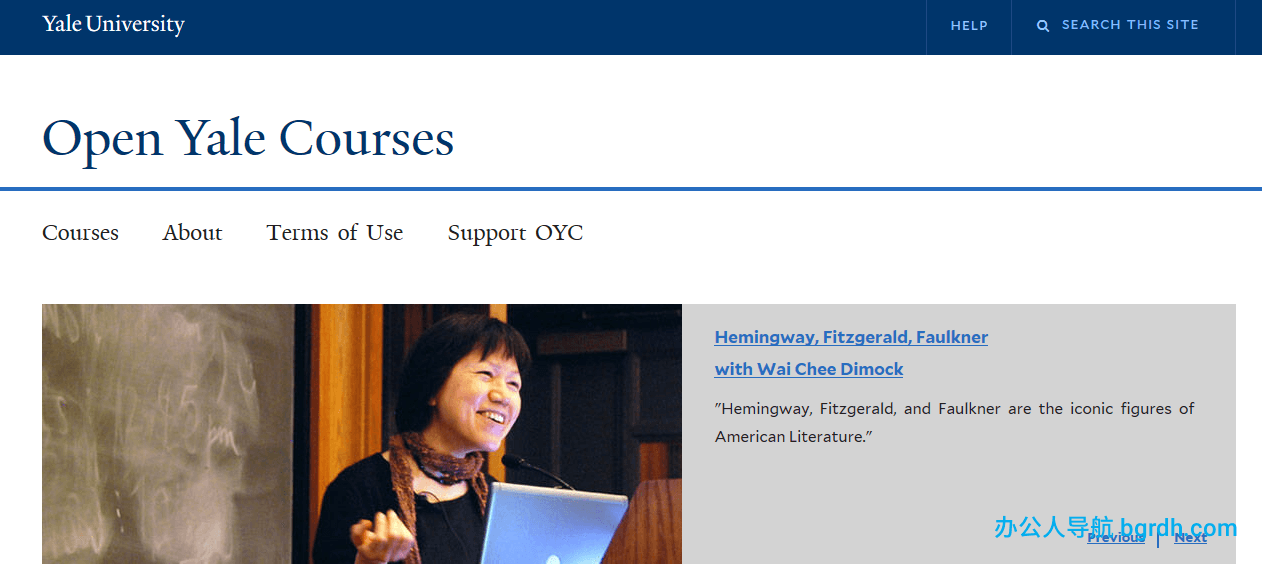Open Yale Courses