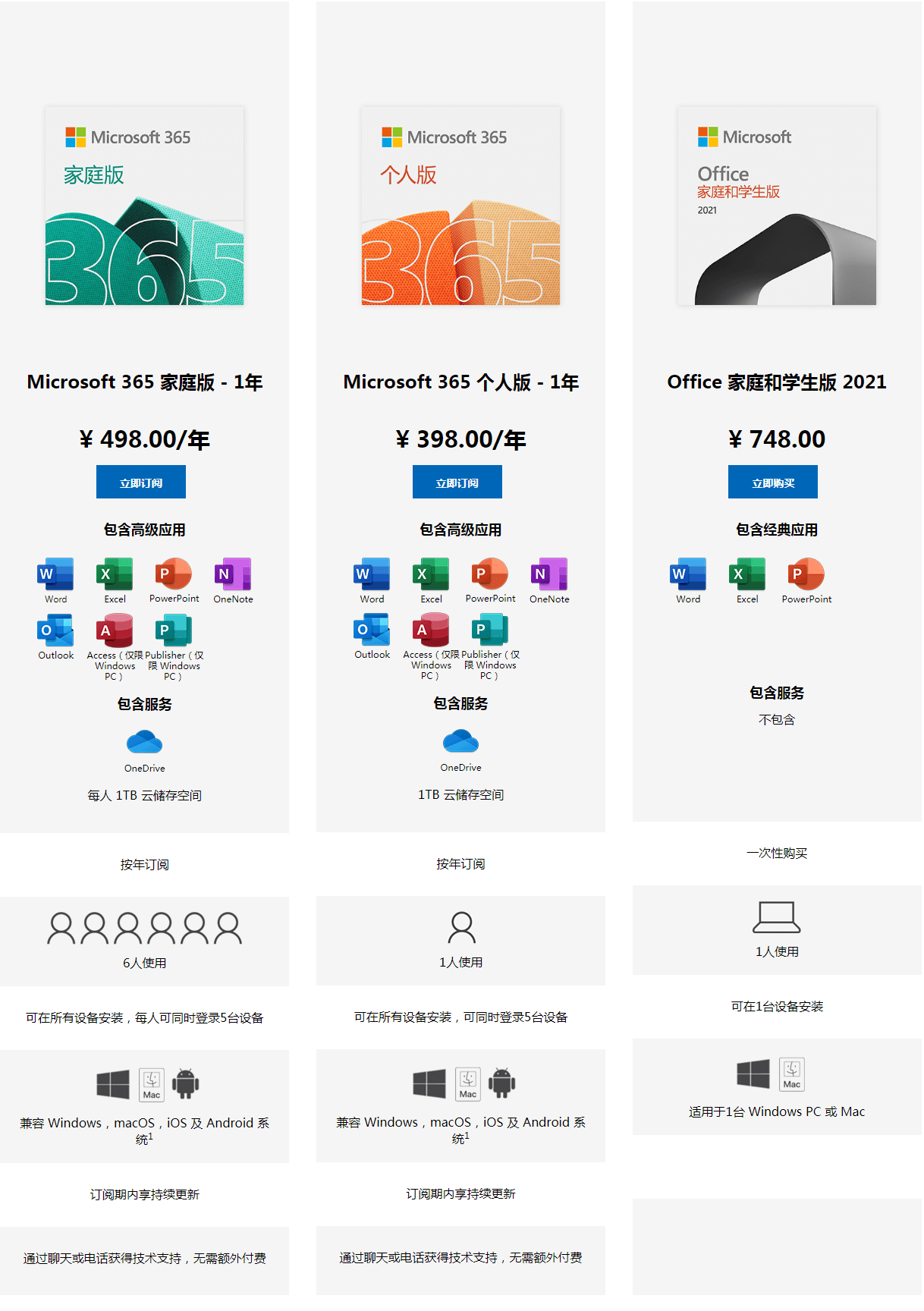 Office 2021 家庭和学生版办公软件