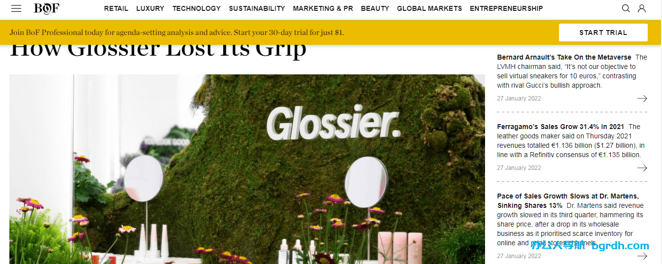 Business of fashion (BOF)