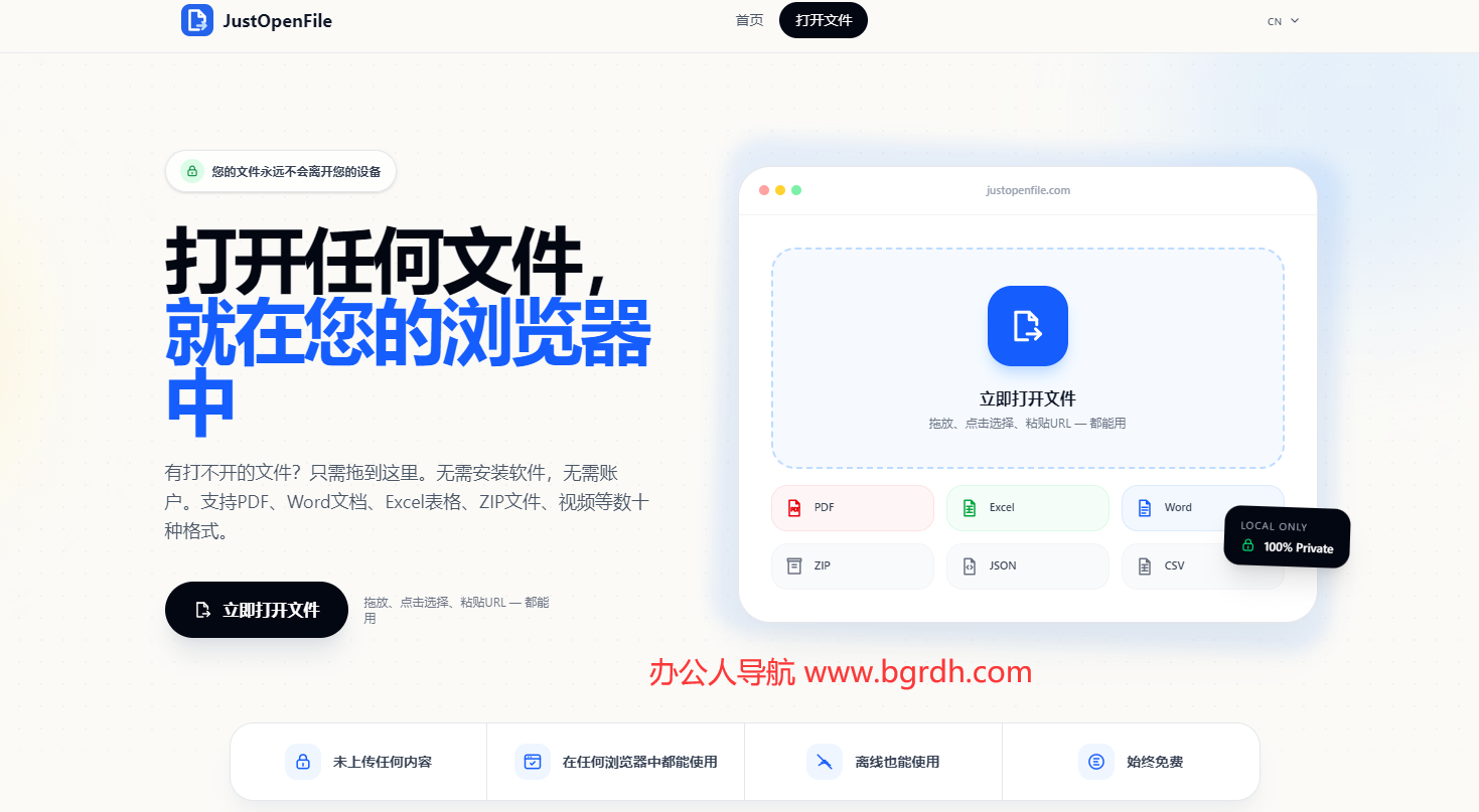 JustOpenFile插图 JustOpenFile