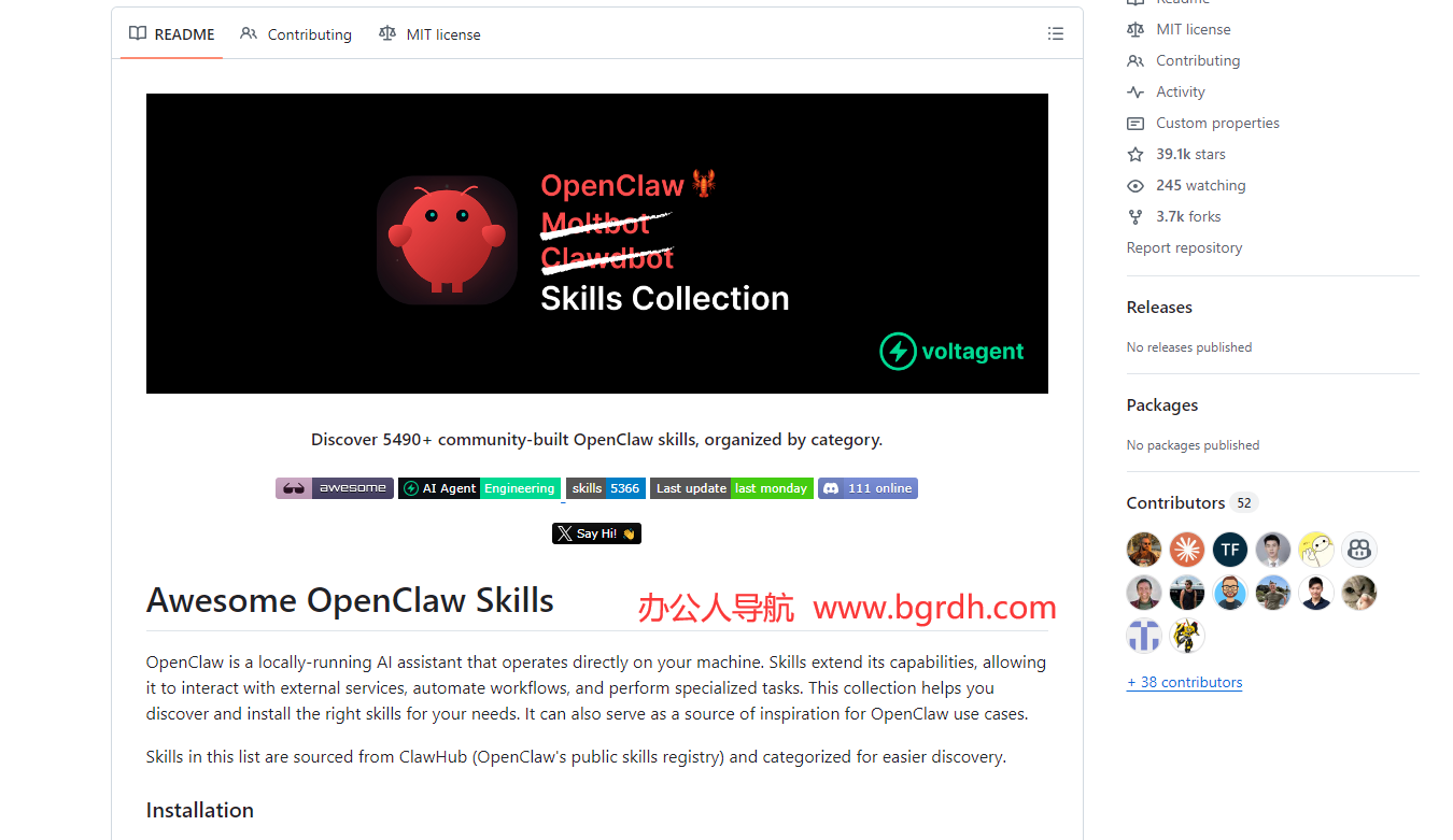 Awesome-OpenClaw-Skills插图 Awesome-OpenClaw-Skills
