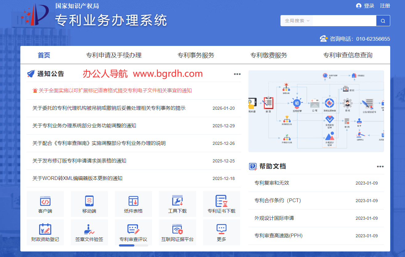专利业务办理系统插图 专利业务办理系统