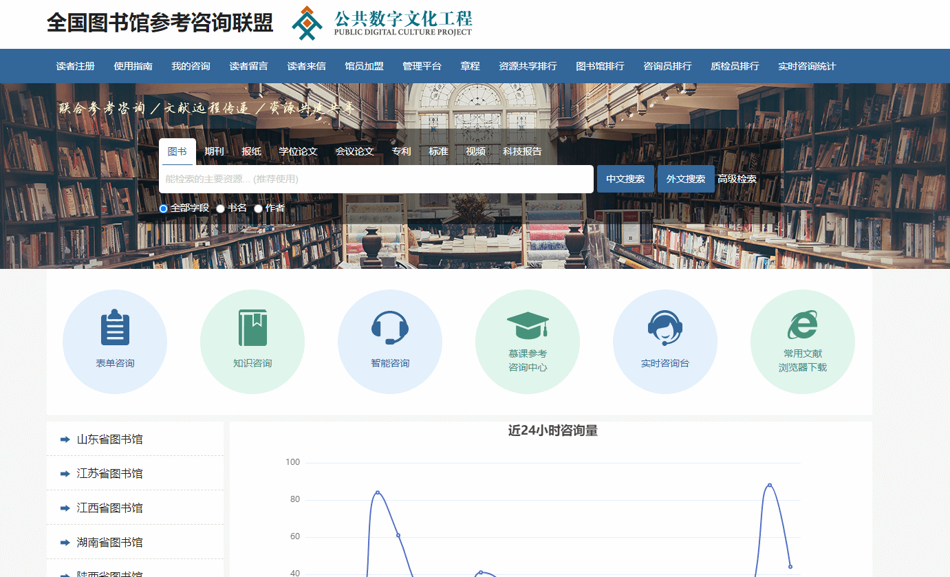 全国图书馆参考咨询联盟插图 全国图书馆参考咨询联盟