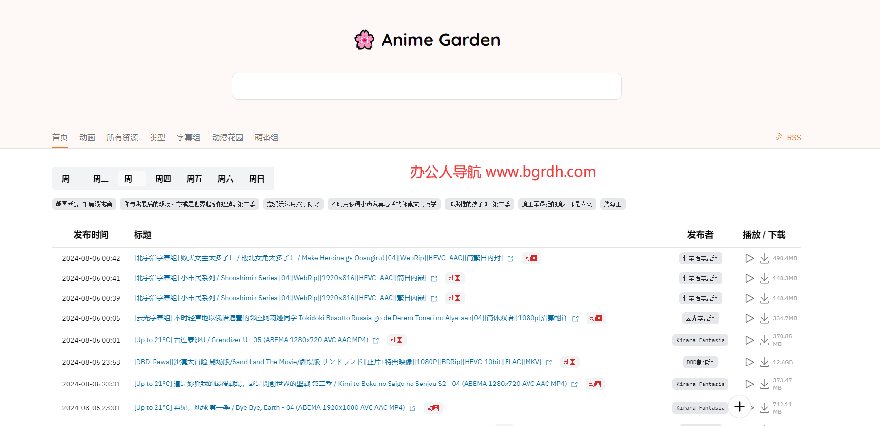 Anime Garden