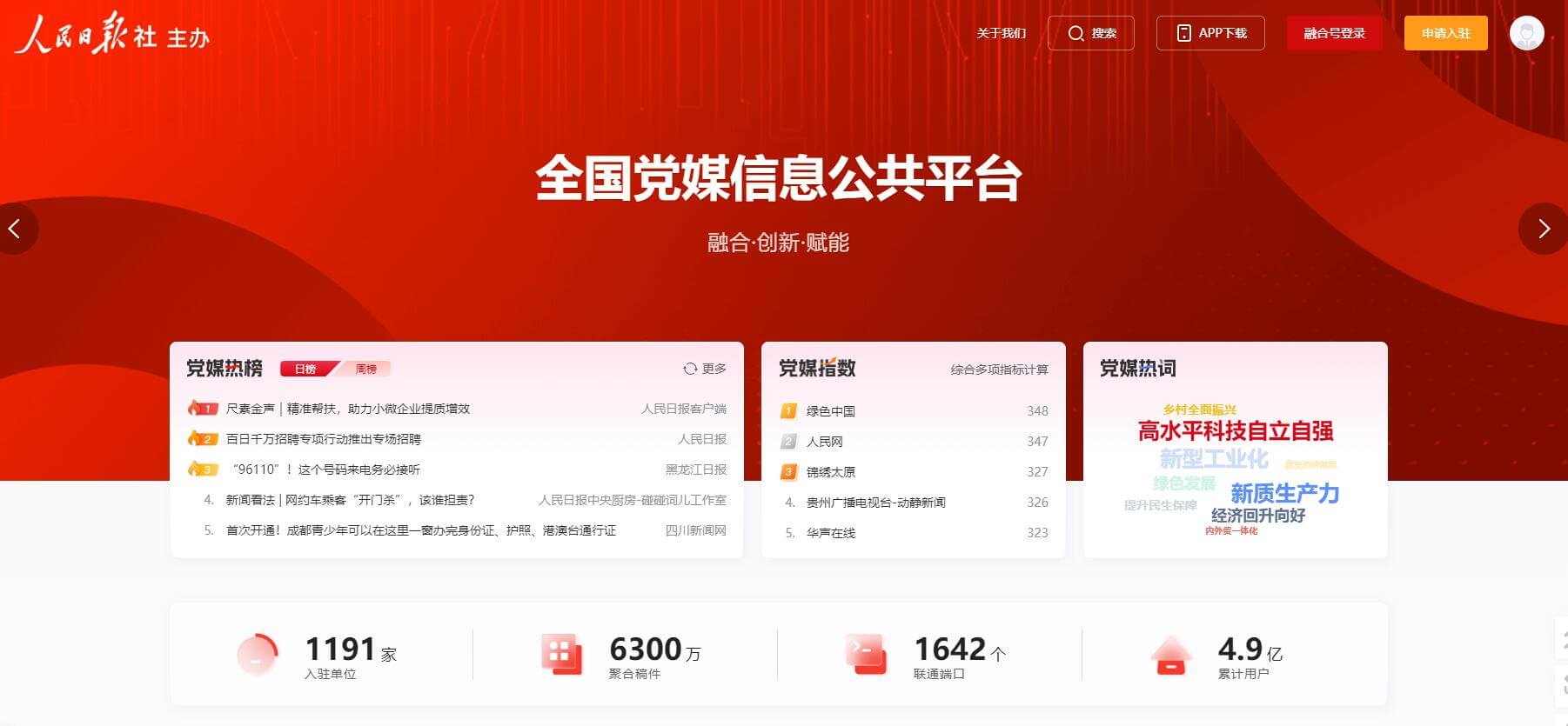 全国党媒信息公共平插图 全国党媒信息公共平