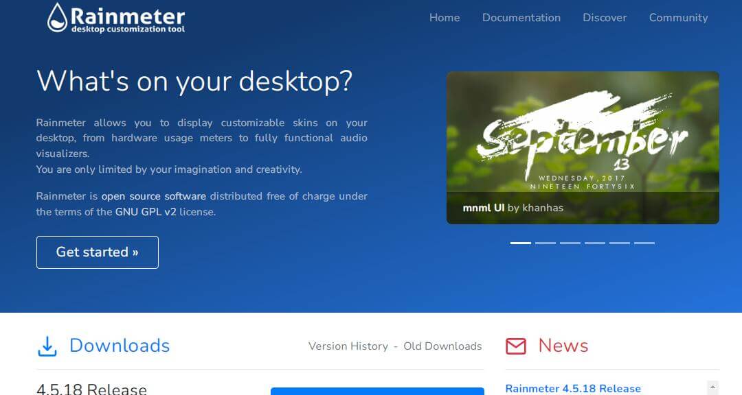 rainmeter插图 rainmeter