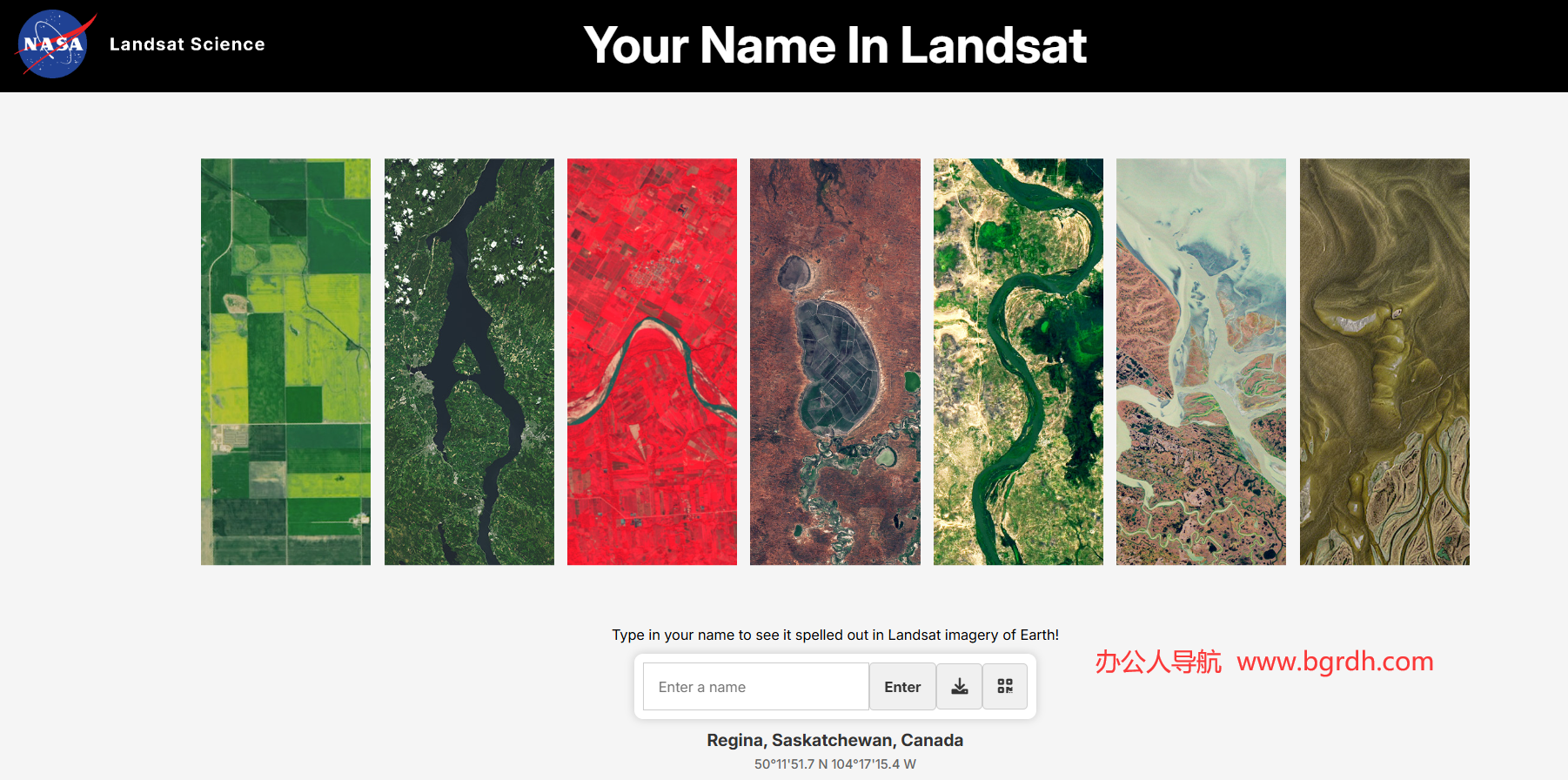 Your Name in Landsat插图 Your Name in Landsat