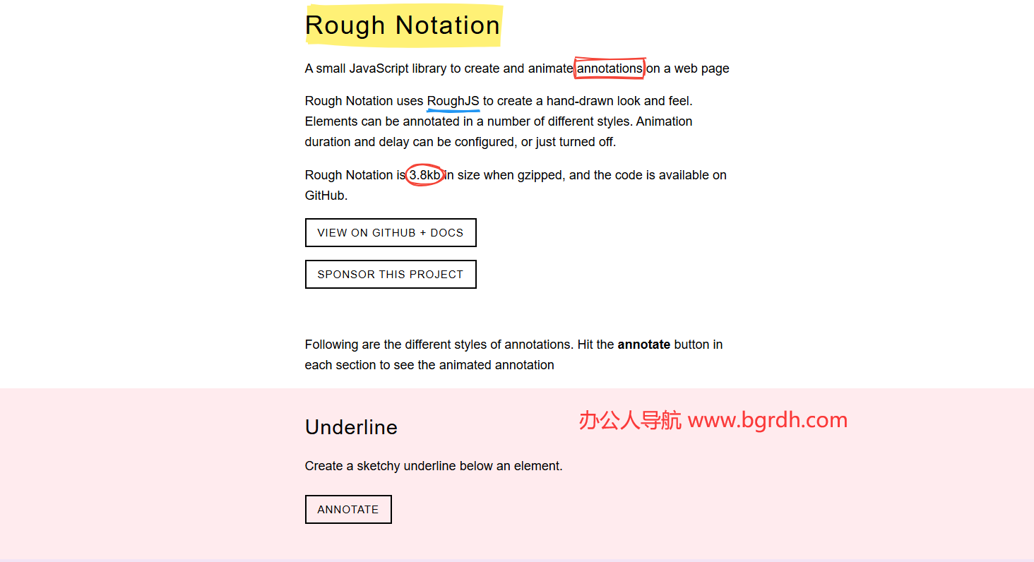 Rough Notation插图 Rough Notation