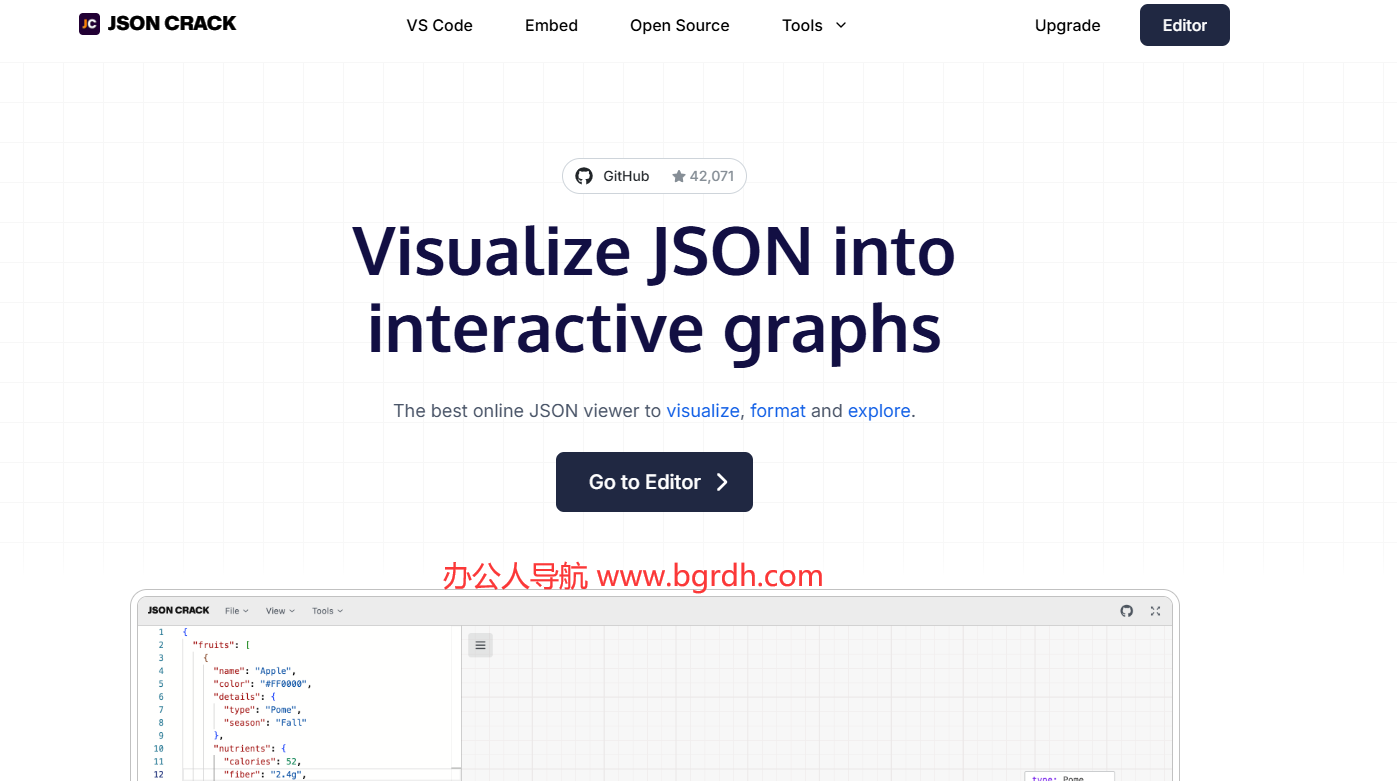 JSON Crack插图 JSON Crack