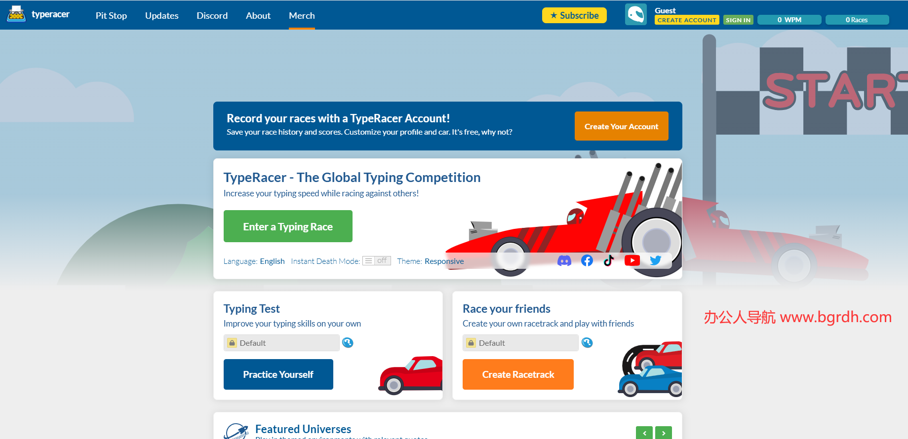 TypeRacer插图 TypeRacer