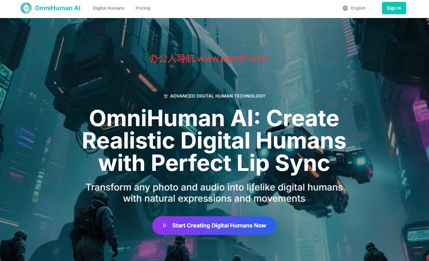 OmniHuman AI插图 OmniHuman AI