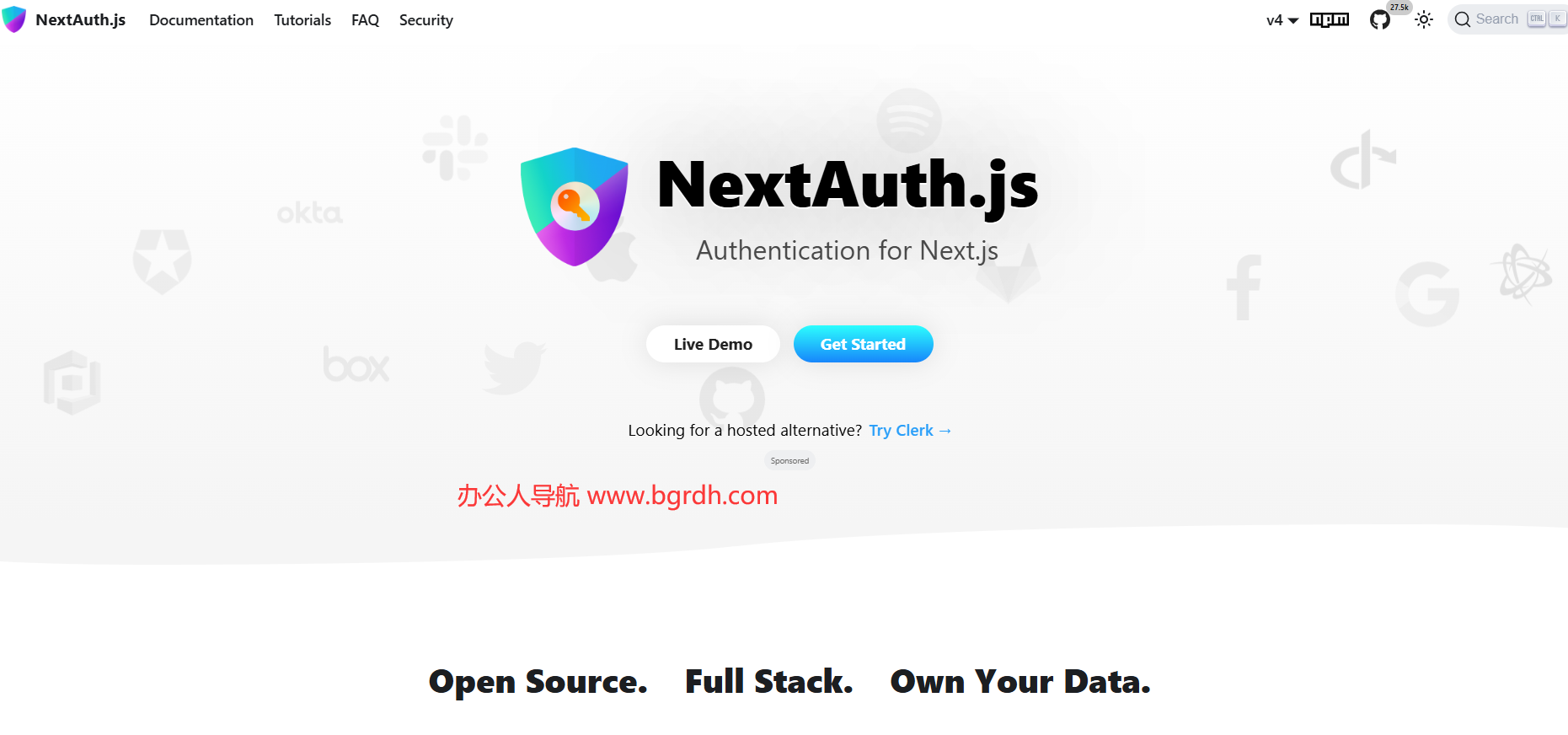 NextAuth.js插图 NextAuth.js