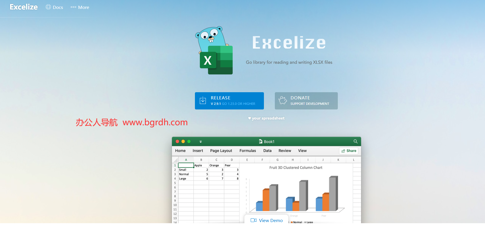 Excelize插图 Excelize