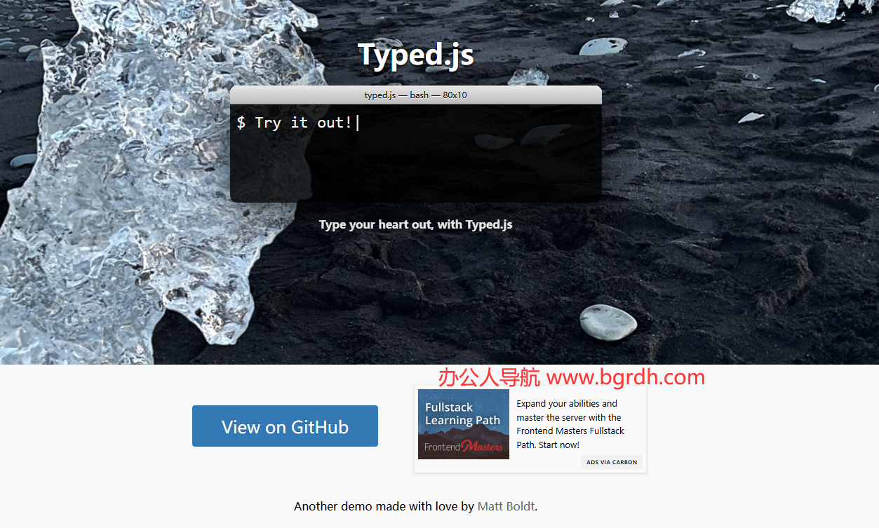 typed.js插图 typed.js