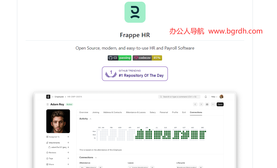 Frappe HR插图 Frappe HR
