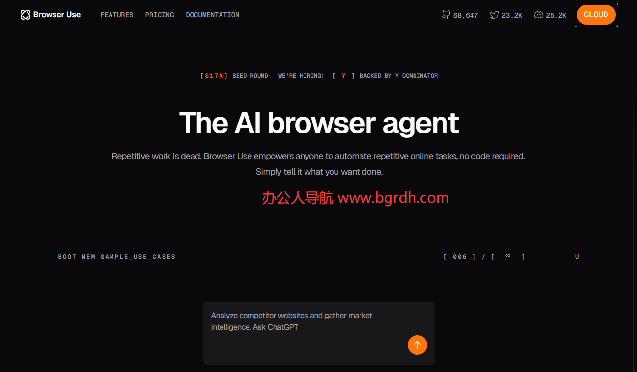 browser-use插图 browser-use