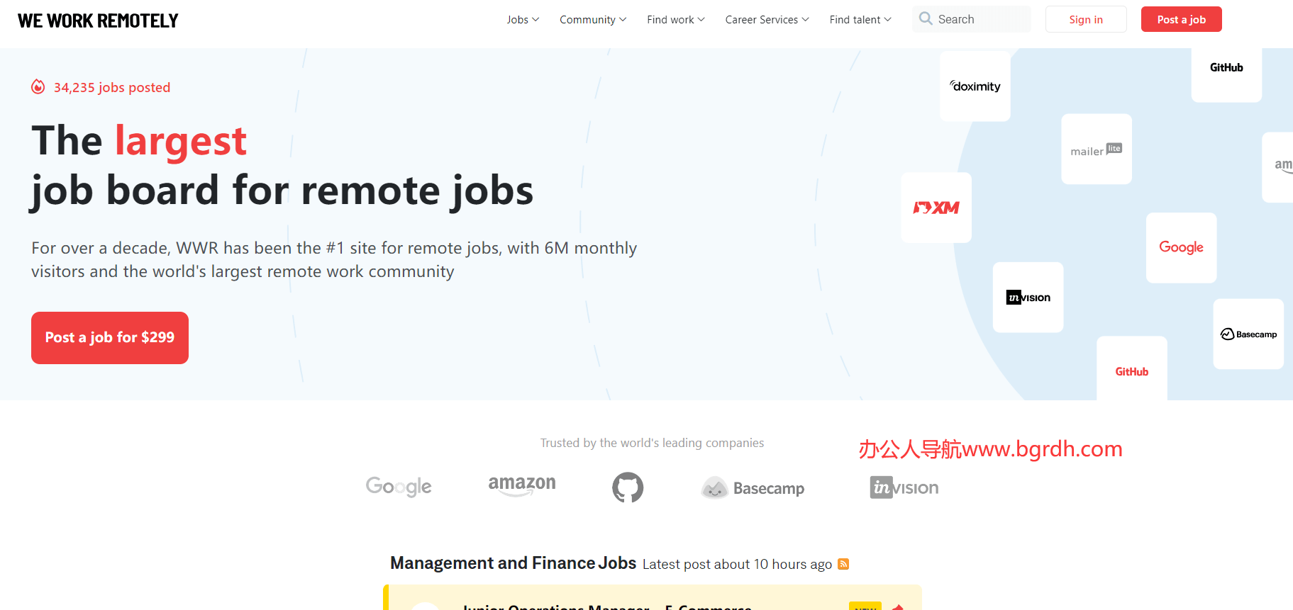 WeWorkRemotely插图 WeWorkRemotely