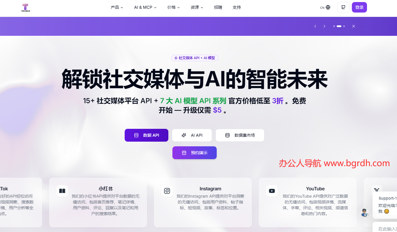 TikHub插图 TikHub