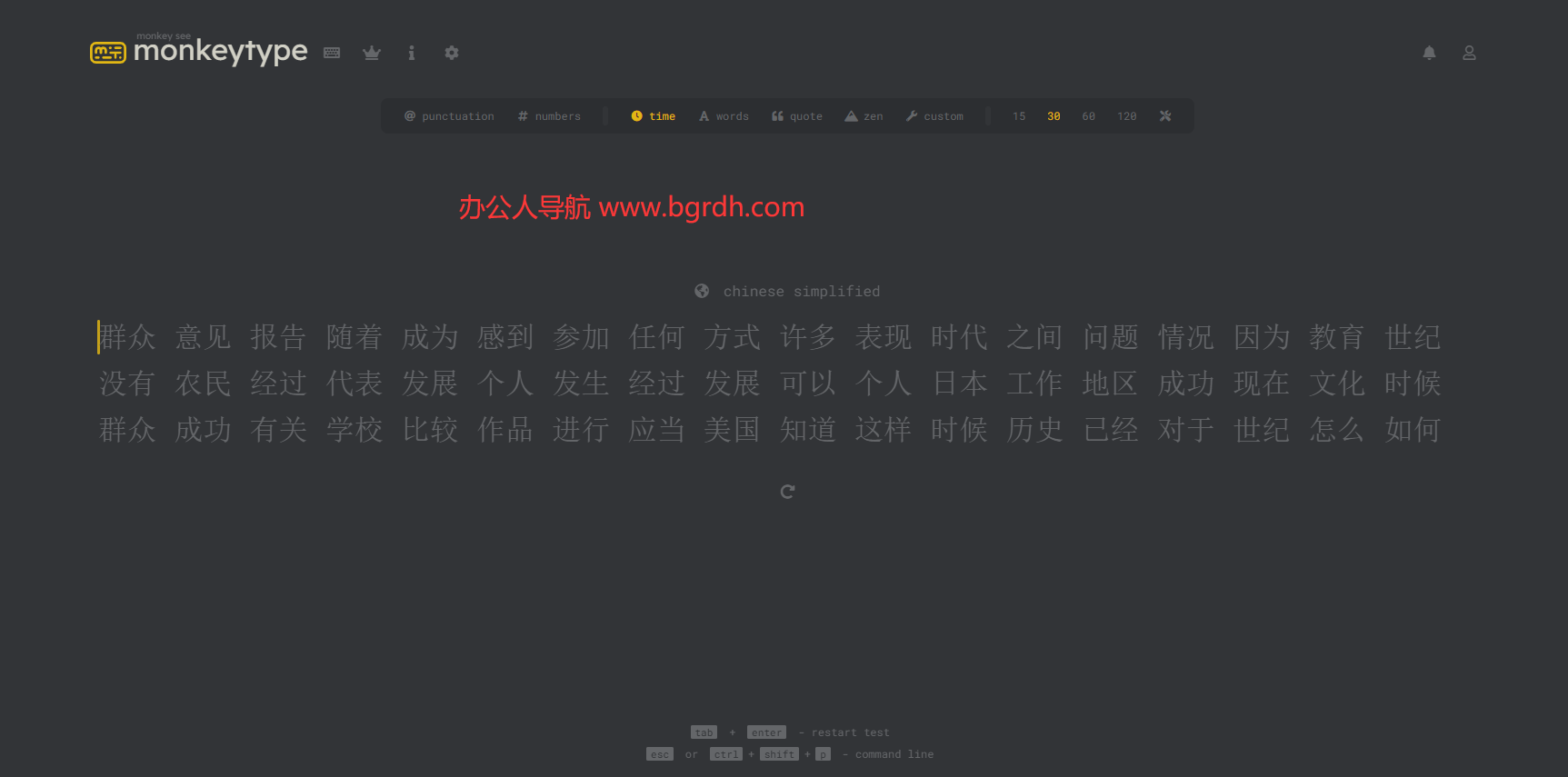 Monkeytype插图 Monkeytype