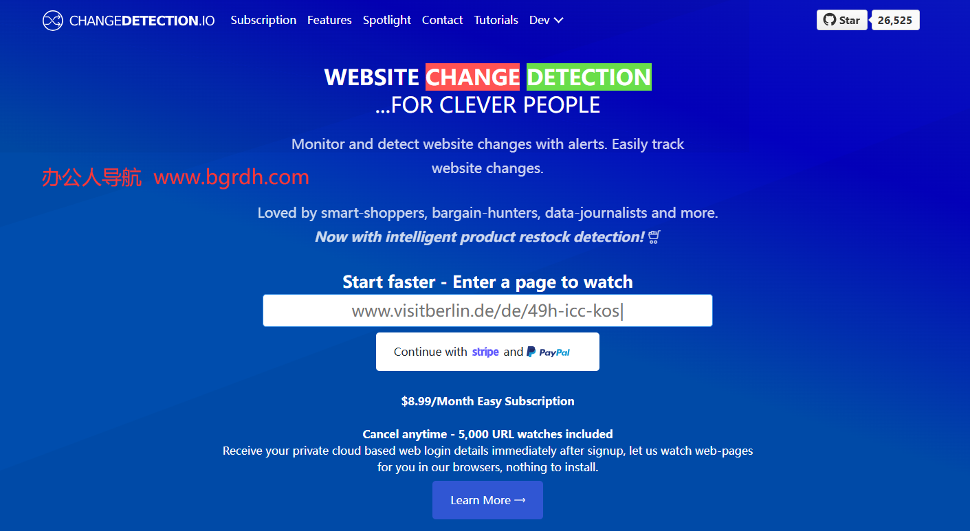 changedetection.io插图 changedetection.io