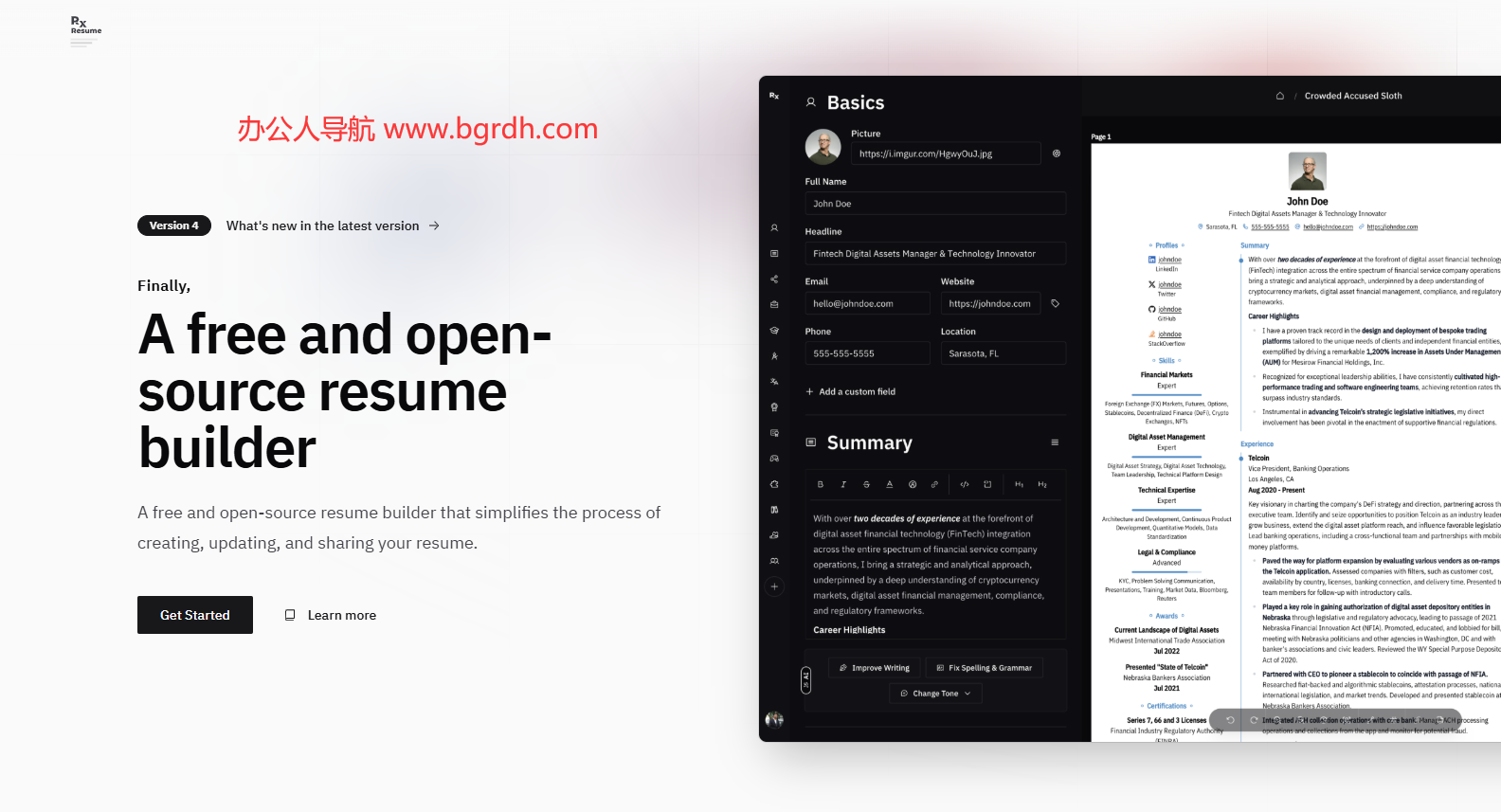 Reactive Resume插图 Reactive Resume