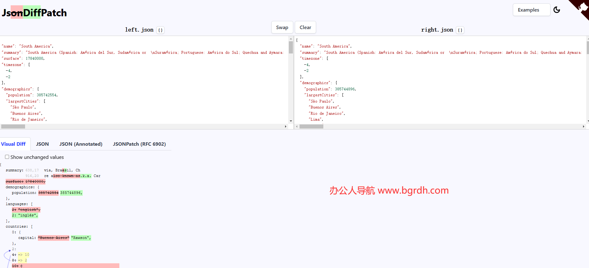 JsonDiffPatch插图 JsonDiffPatch