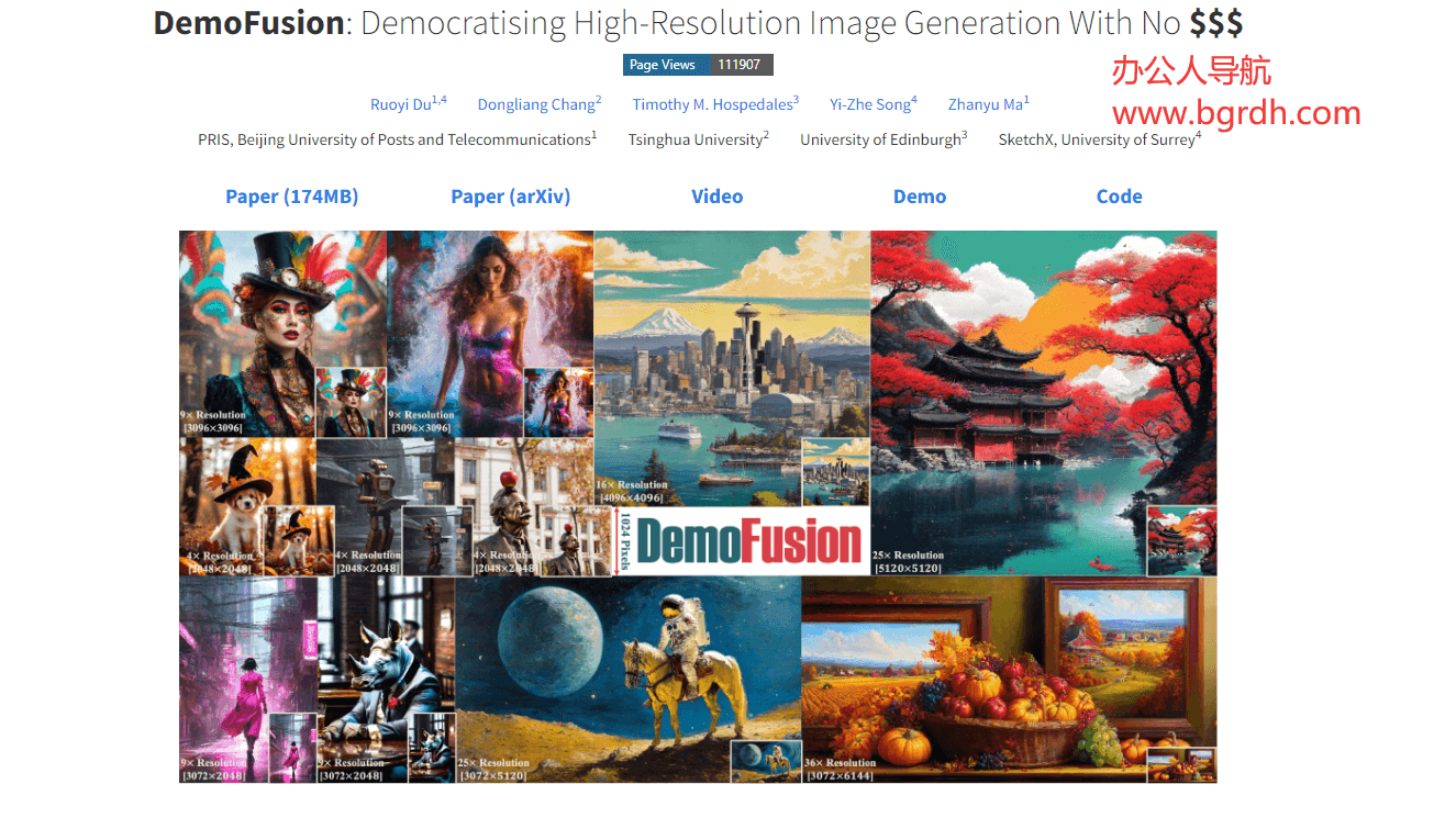 DemoFusion插图 DemoFusion
